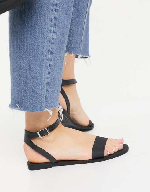 ASOS DESIGN - Fia - Jelly-sandalen in mat zwart, 2 van 4