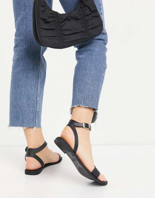 ASOS DESIGN - Fia - Jelly-sandalen in mat zwart, 3 van 4