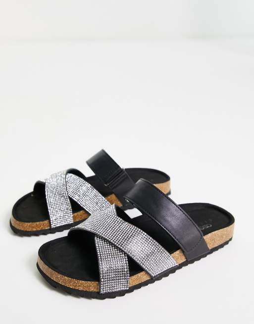 Asos on sale diamante sandals