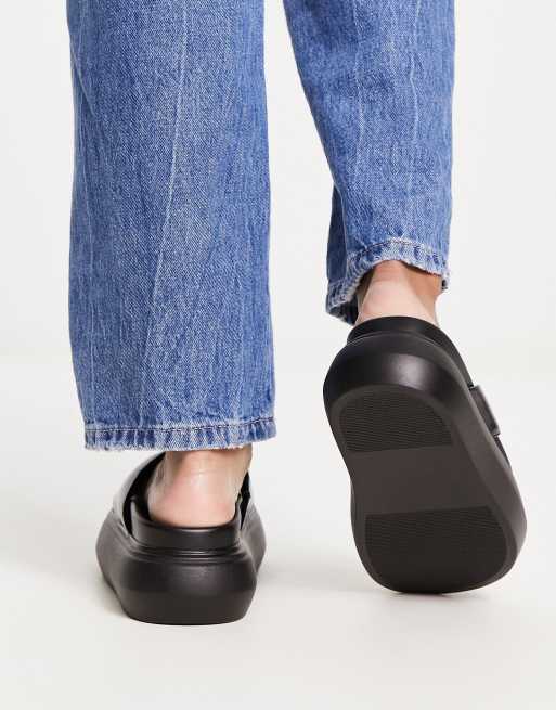 ASOS DESIGN - Fiesty - Tongs à semelle plateforme - Noir, 2 de 4