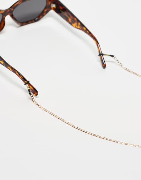ASOS DESIGN figaro sunglasses chain in gold tone - view 1