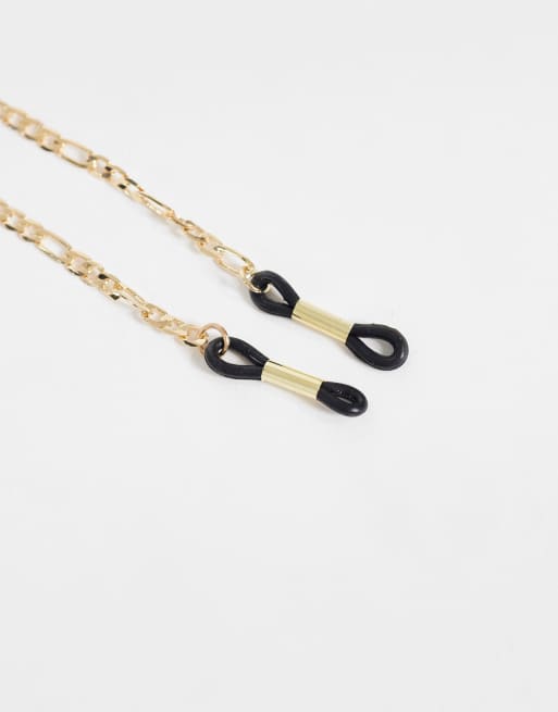 ASOS DESIGN figaro sunglasses chain in gold, 3 of 3