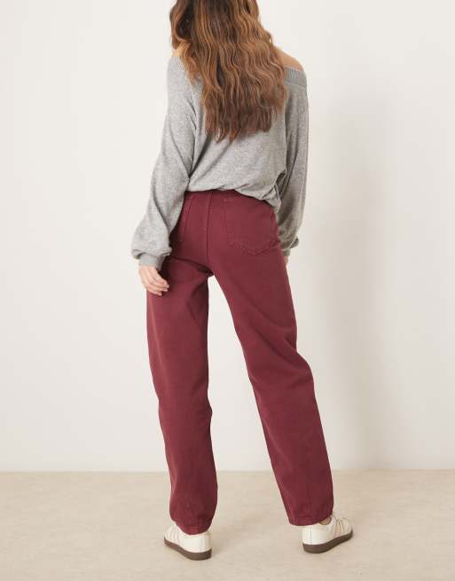 ASOS DESIGN - Figenfarvede tapered smalle jeans med høj talje, 2 af 5