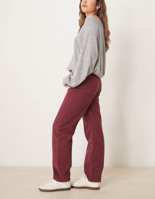 ASOS DESIGN - Figenfarvede tapered smalle jeans med høj talje, 3 af 5