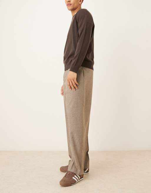 ASOS DESIGN – Figurbetonte Hose mit weitem Bein, Bügelfalten und Noppenstruktur, 3 von 5