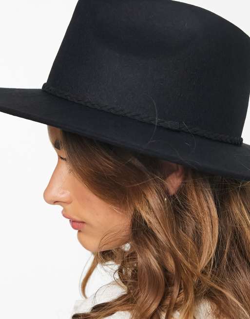 ASOS DESIGN – Filthatt i fedoramodell med flätat band och justerbar storlek, 3 av 4
