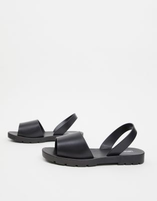 jelly flat sandals