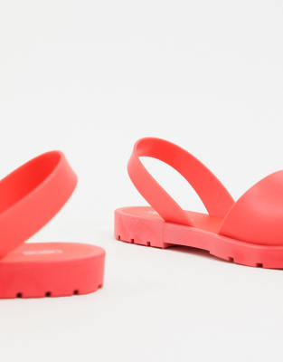 asos jelly flat sandals