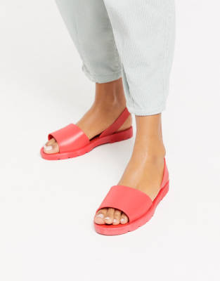 asos jelly flat sandals