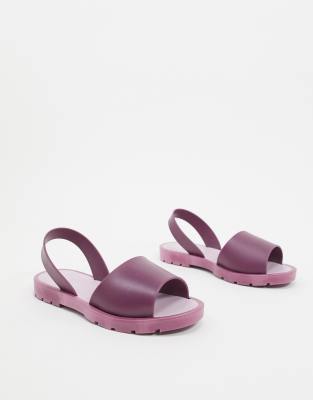 jelly flat sandals