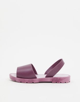 asos jelly flat sandals