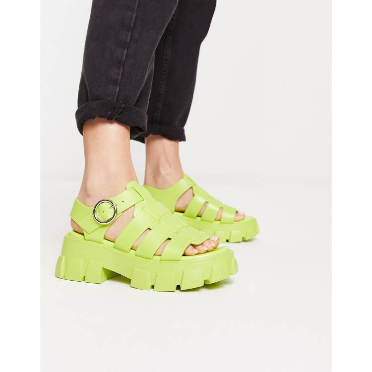 Jelly on sale chunky sandals