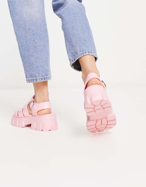 Pool 55 Flat Comfort Mules - Luxury Pink