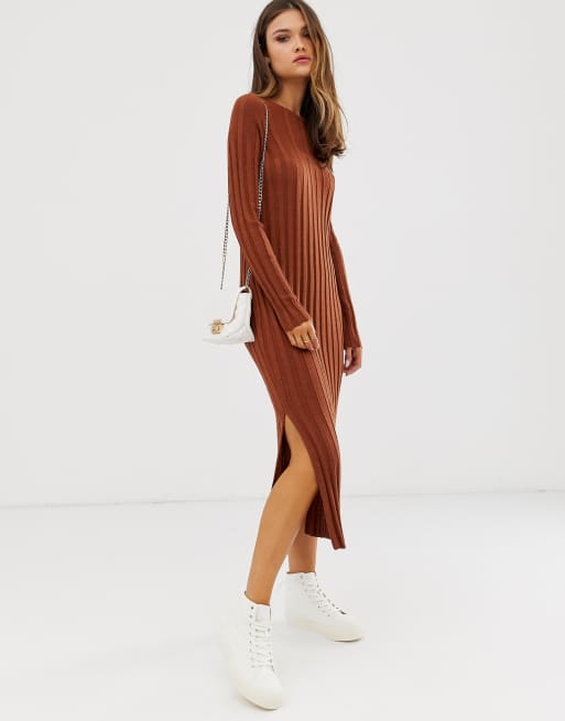 Asos clearance ribbed dress