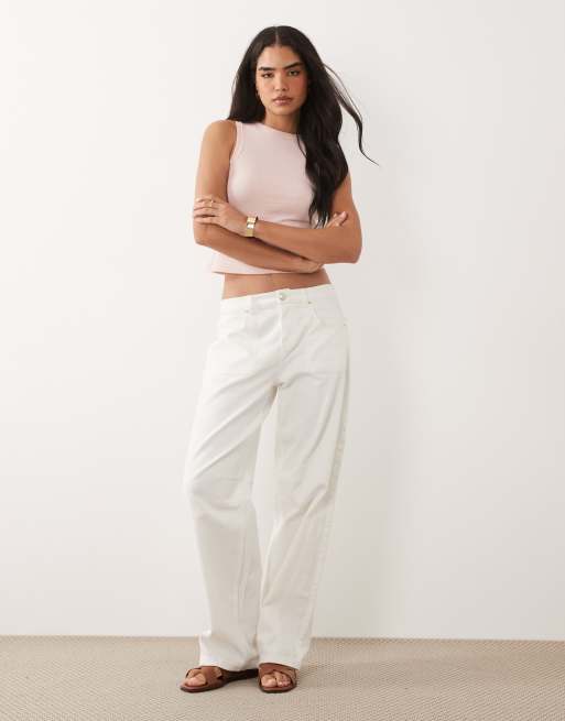 ASOS DESIGN fine knit tank top in pink - part of a set, 4 of 4