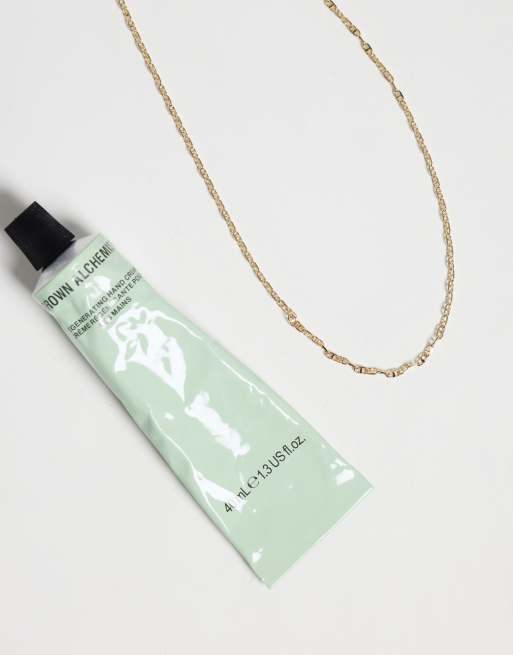 ASOS DESIGN fine marina chain necklace in gold, 2 of 4