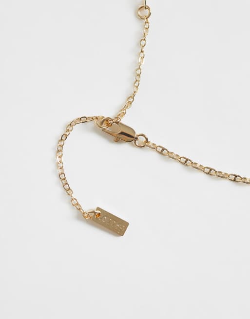 ASOS DESIGN fine marina chain necklace in gold, 3 of 4