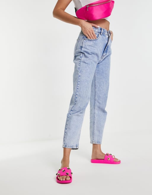 ASOS DESIGN - Finery - Sliders rosa vivo effetto trapuntato con borchie, 3 di 4