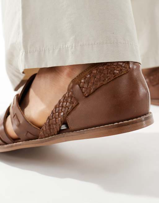 Asos leather sandals hotsell