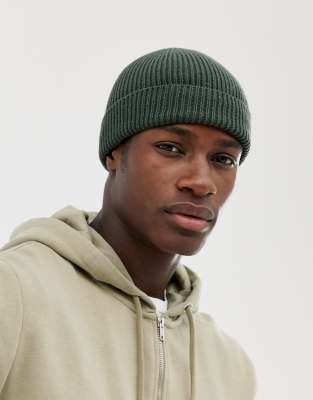 olive fisherman beanie