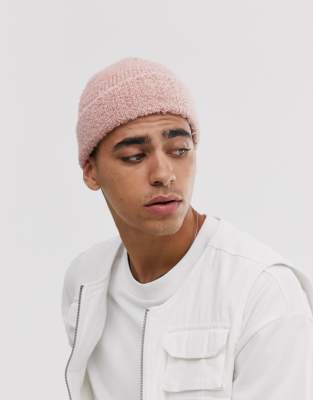 pink fisherman beanie