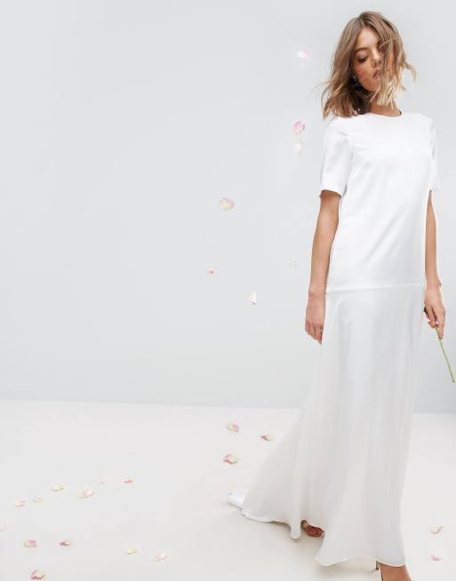 Asos short wedding top dress