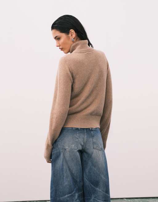 ASOS DESIGN fitted cardigan in camel - part of a set, 4 of 4