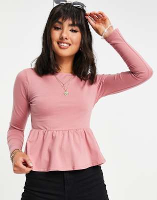 fitted peplum tops