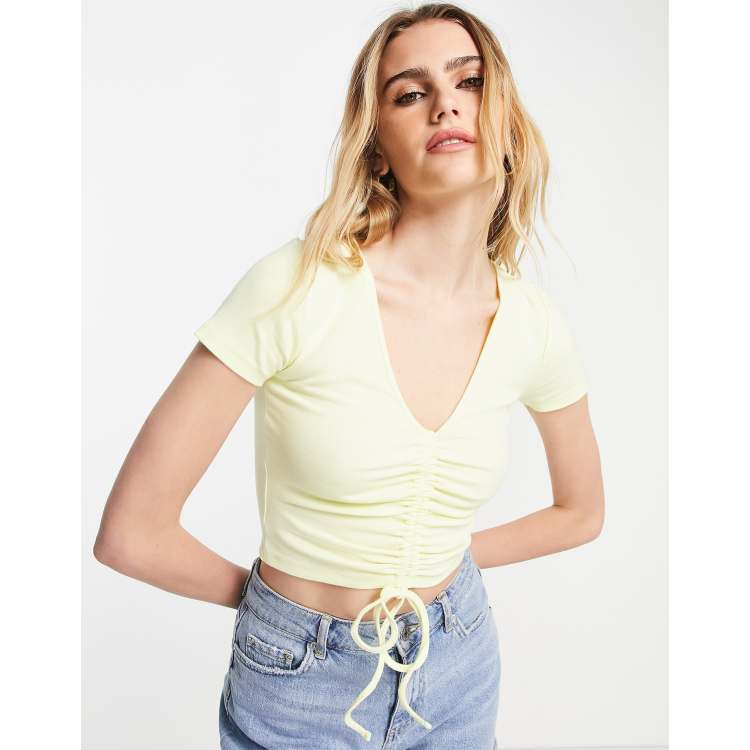 Out from under alexa cheap ruched short sleeve top