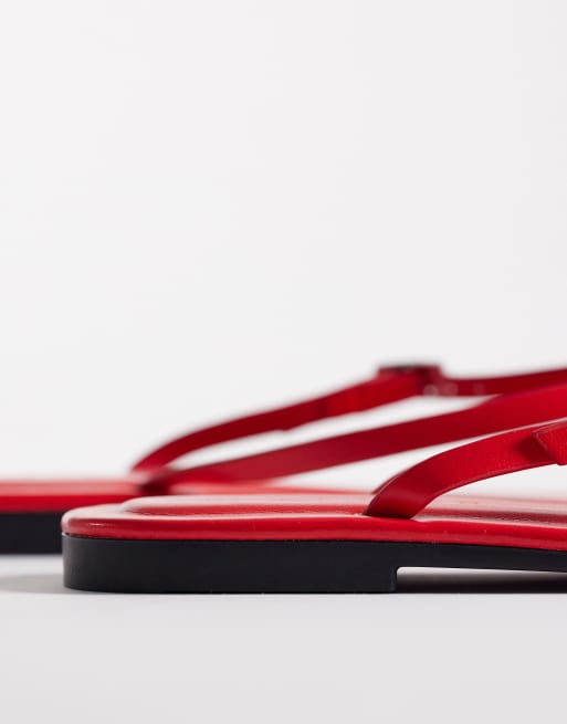 ASOS DESIGN - Fitz - Teensandalen in rood, 4 van 4