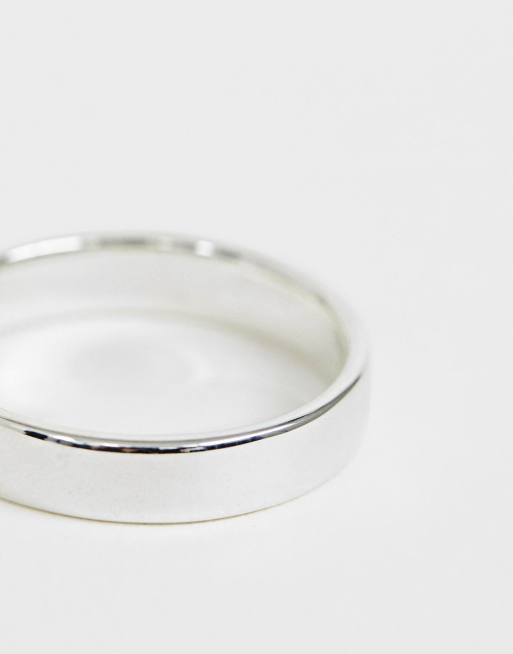 ASOS DESIGN – Flacher Ring aus Sterlingsilber, 2 von 4