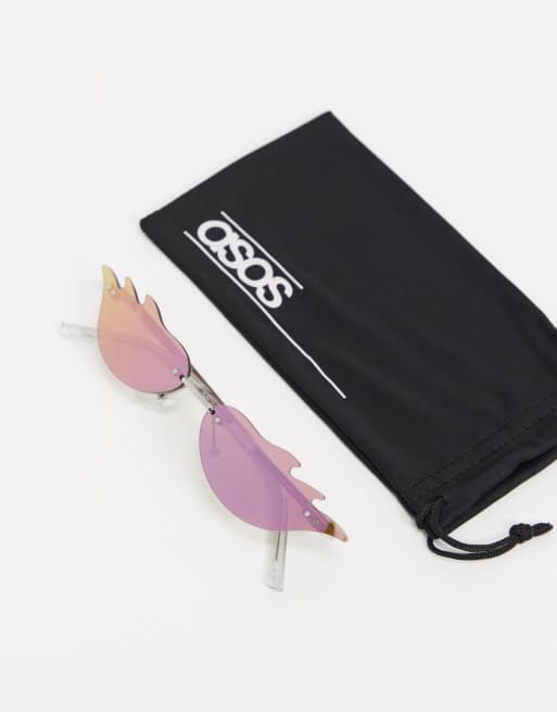 Asos flame hot sale glasses