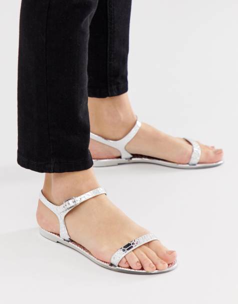 flat sandals with name