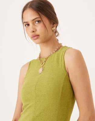 Asos Design Flare Insert Maxi Dress