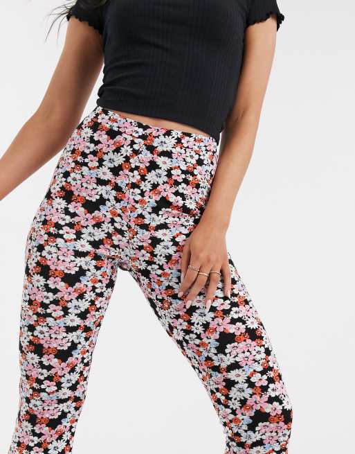 Floral Flare Leggings – Target Australia  Flare leggings, Floral leggings,  Floral flare