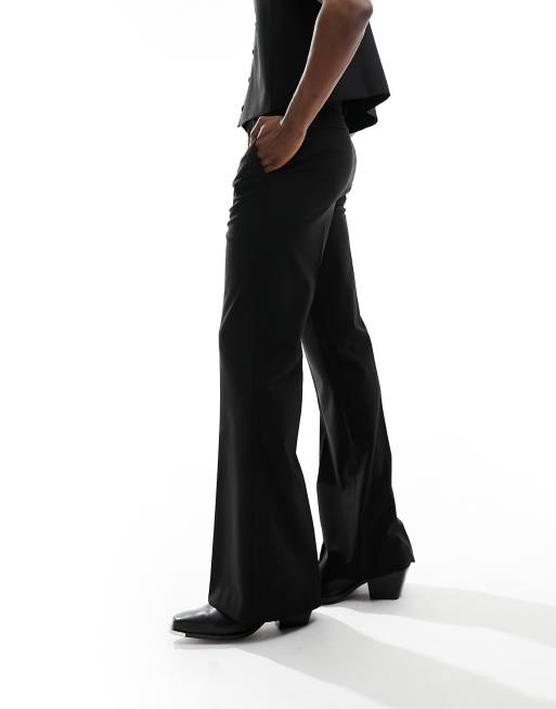 Women's Formal Suit Pants Mid-Waist Flare Pants Ladies Work Pants Spring  Summer Straight Trousers Black Pants XS : : Clothing, Shoes &  Accessories