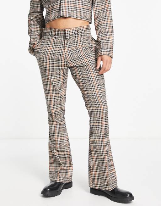 Asos top check trousers