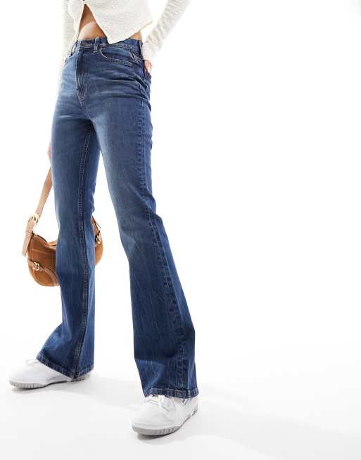 ASOS DESIGN '70s' power stretch flared jeans