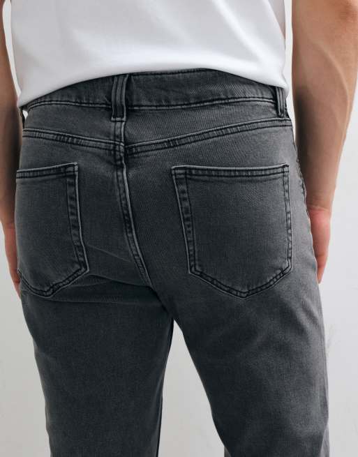 ASOS DESIGN flared jeans in dark wash gray, 5 of 5