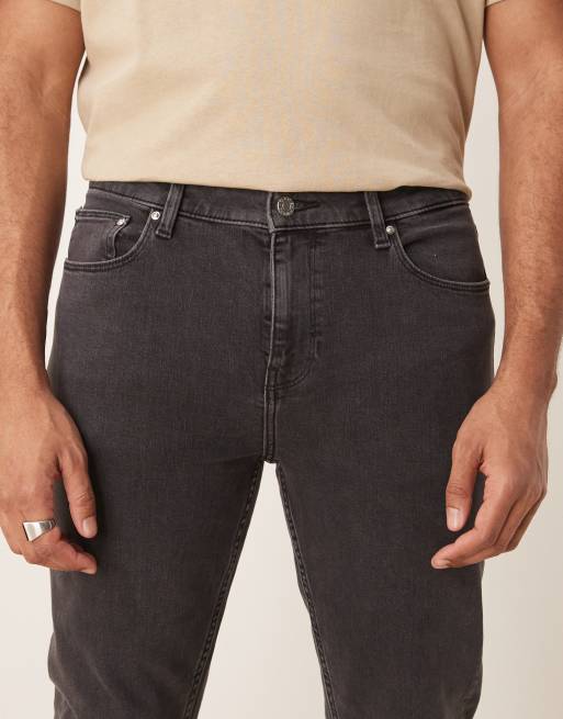 ASOS DESIGN - Flared jeans met stretch in zwarte wassing, 5 van 5