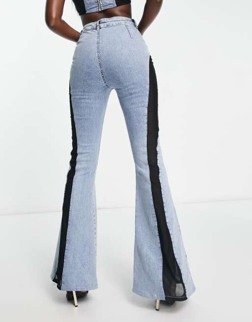 Jeans with design cheap on bottom