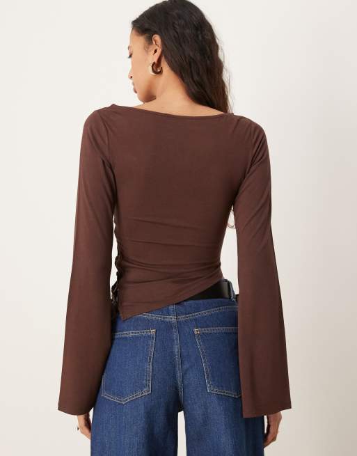 【Acka.】flare sleeve ami tops Acka flare sleeve ami tops