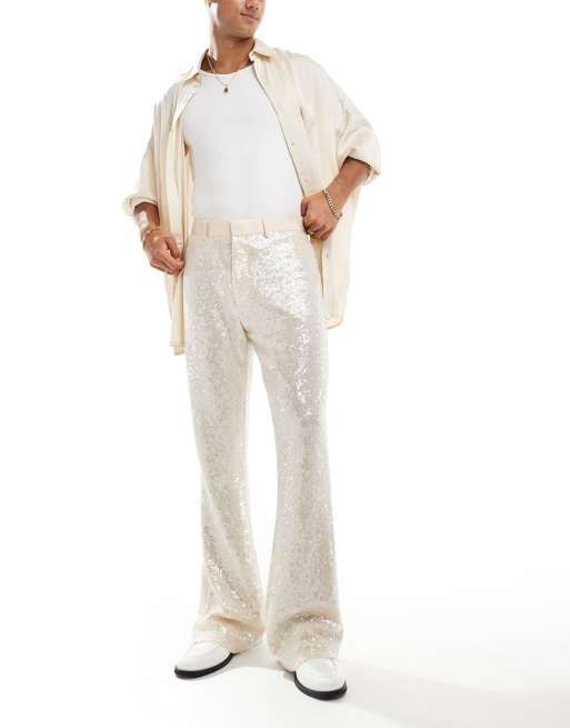 navy blue long dress Light Tan Pants main image 1