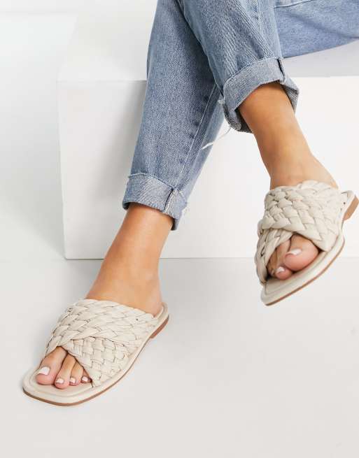 Woven 2024 slide mules