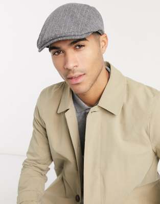 pinstripe flat cap