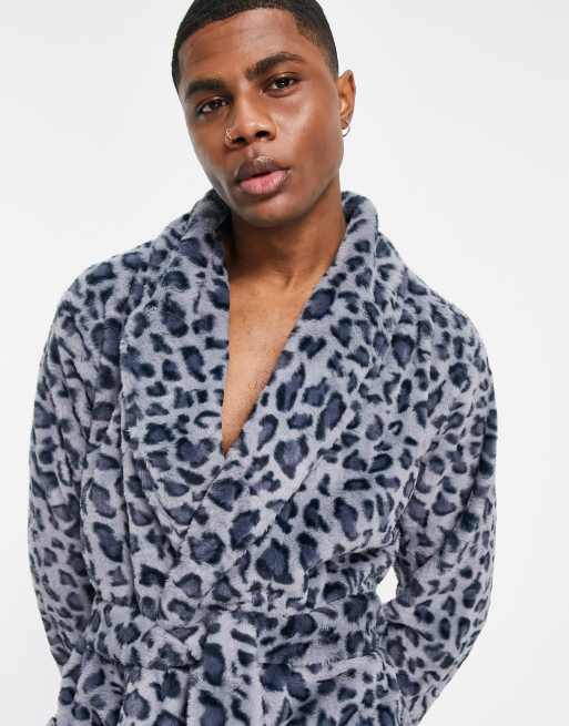 Leopard skin dressing outlet gown