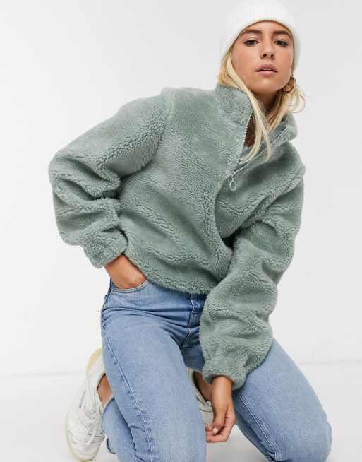 Half zip jumper hot sale womens asos