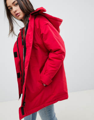 fleece lined anorak jacket