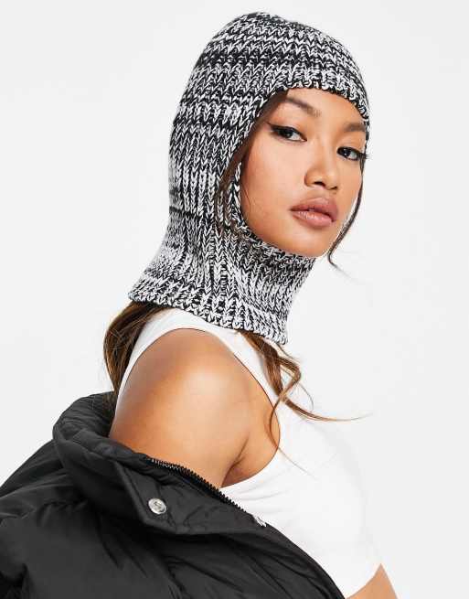 ASOS DESIGN – Flerfärgad halsvärmare i blandat stickat material