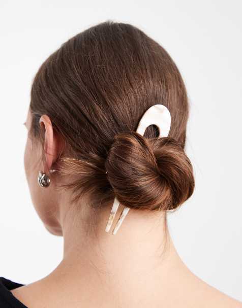 ASOS DESIGN – Flerfärgad hårnål i mixad harts - view 1